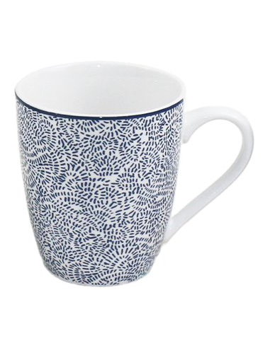 MUG PORCELANA ARMONIA AZUL
