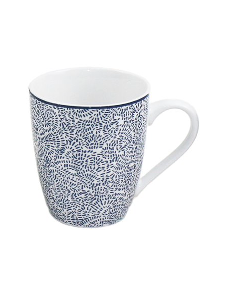MUG PORCELANA ARMONIA AZUL