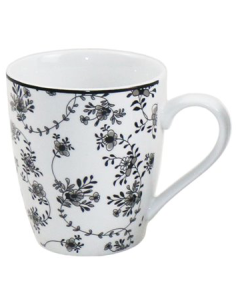 MUG PORCELANA ARMONIA NEGRA