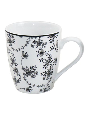 MUG PORCELANA ARMONIA NEGRA