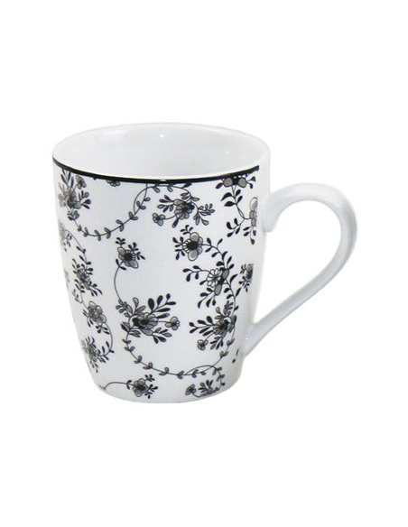 MUG PORCELANA ARMONIA NEGRA