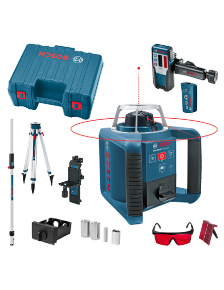 NIVEL LASER GIRATORIO +SET 300 M