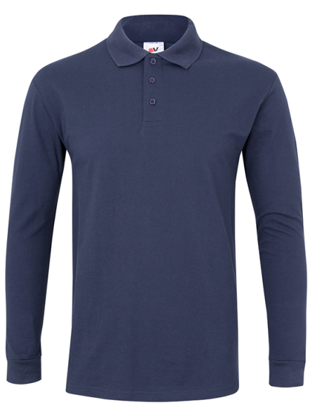 POLO M/LARGA ALGODON AZUL NAVY XL
