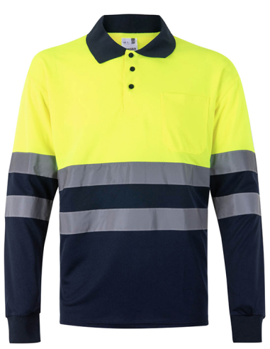 POLO A.VISIBILIDAD ML AMAR/MARINO XL