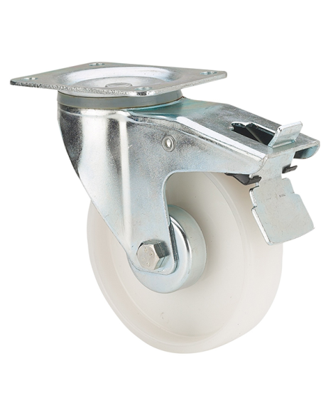 RUEDA GIRATORIA TWIN LEX POLIAMIX 125 MM