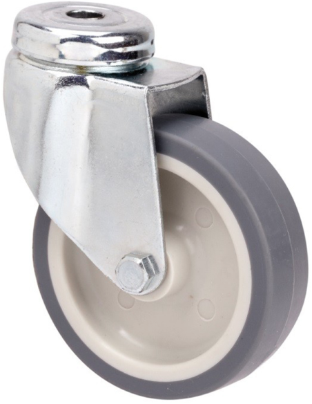 RUEDA GIR. TWIN LEX POLIAMIX-GOMA 60 MM