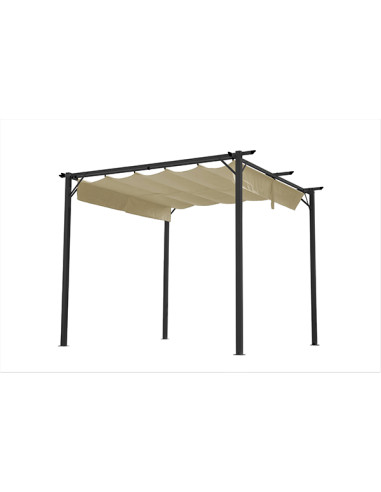 CENADOR ACERO C/TOLDO CORR 3X3