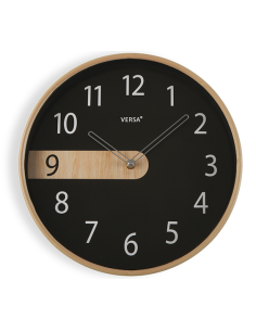 RELOJ PARED NEGRO 30,5 CM