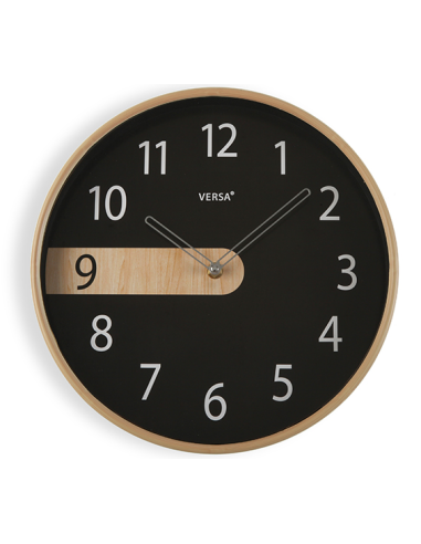 RELOJ PARED NEGRO 30,5 CM