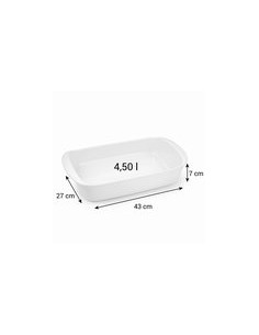 FUENTE HORNO GRES RECTANGULAR DELICIA 43X27CM 2