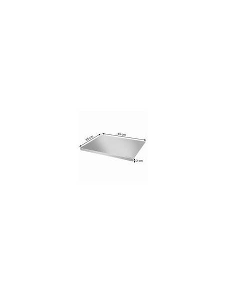 TABLA CORTAR ACERO INOXIDABLE GRANDCHEF 45X35 CM
