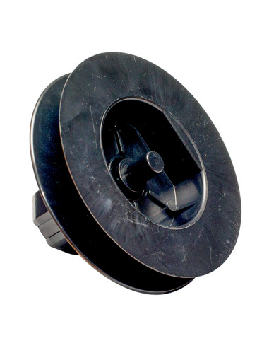 POLEA PLASTICO C/ESPIGA CINTA PR21 NEG 18 MM
