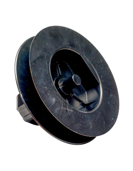 POLEA PLASTICO C/ESPIGA CINTA PR21 NEG 18 MM