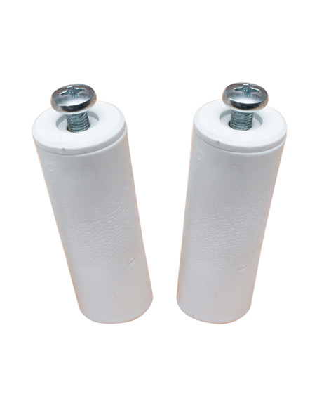 TOPE PERSIANA C/TORNI. BLANCO BL2 60MM