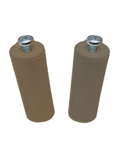 TOPE PERSIANA C/TORNI. MARRON BL2 40MM