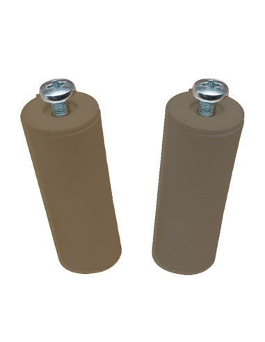 TOPE PERSIANA C/TORNI. MARRON BL2 40MM