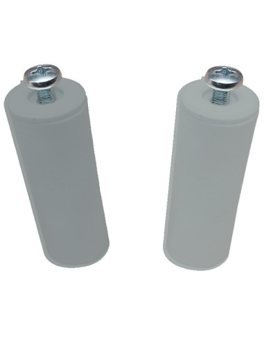 TOPE PERSIANA C/TORNI. BL2 GRIS 40MM