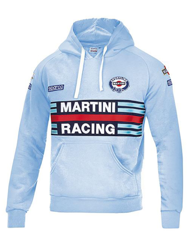 SUDADERA CAPUCHA AZUL CELESTE MARTINI XXL