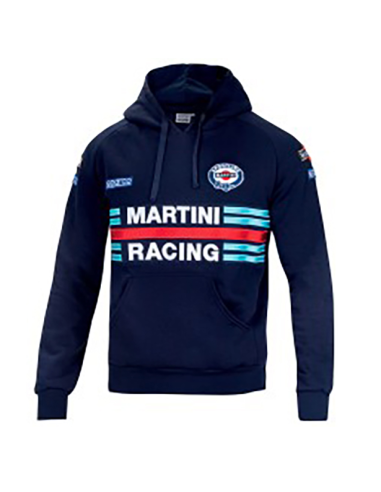 SUDADERA CAPUCHA AZUL M MARTINI L