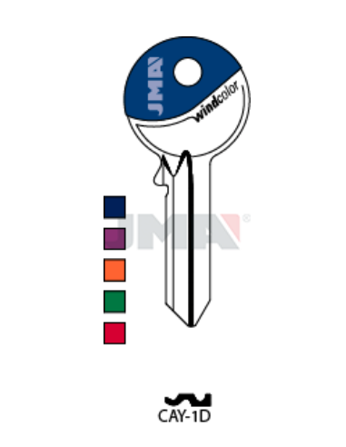 LLAVE EN BRUTO WINDCOLOR CAY-1D