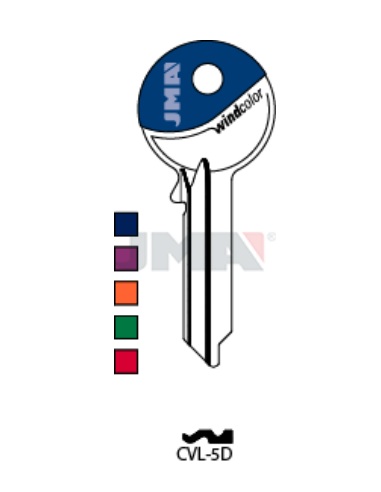 LLAVE EN BRUTO WINDCOLOR CVL-5D