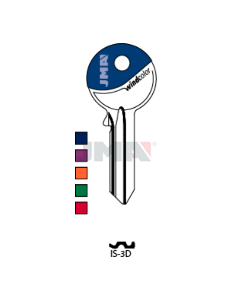 LLAVE EN BRUTO WINDCOLOR IS-3D