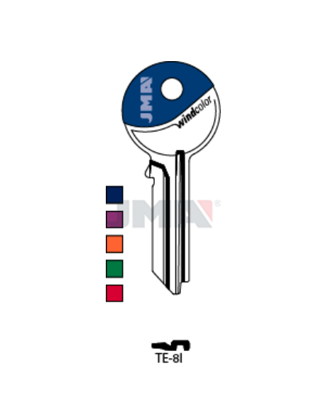 LLAVE EN BRUTO WINDCOLOR TE-8I