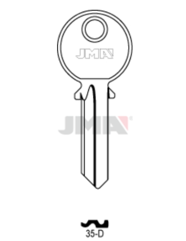 LLAVE EN BRUTO 35-D