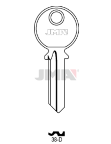 LLAVE EN BRUTO 38-D