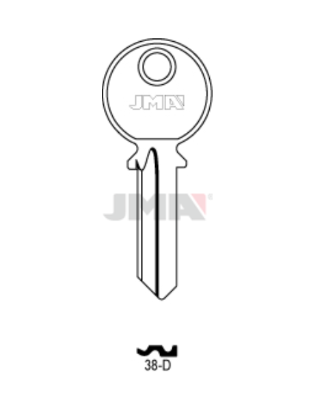 LLAVE EN BRUTO 38-D