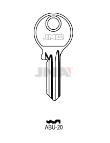 LLAVE EN BRUTO ABU-20