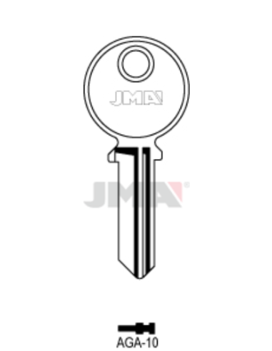 LLAVE EN BRUTO AGA-10