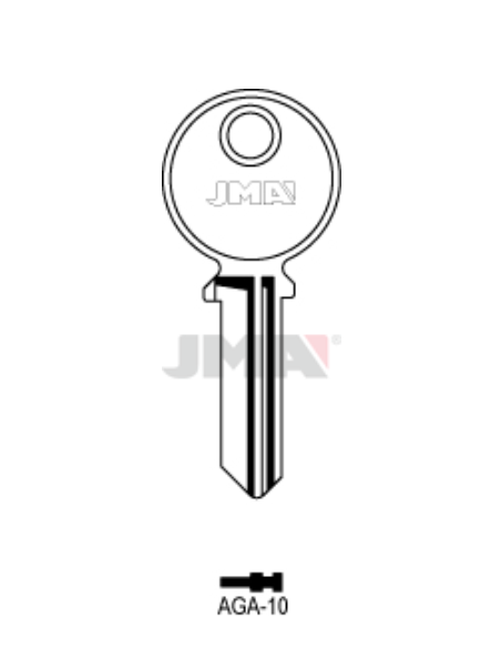 LLAVE EN BRUTO AGA-10