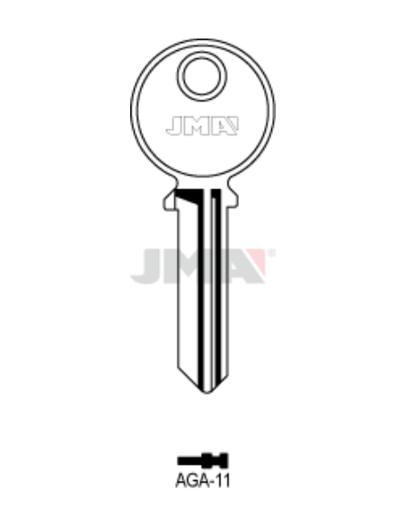 LLAVE EN BRUTO AGA-1I