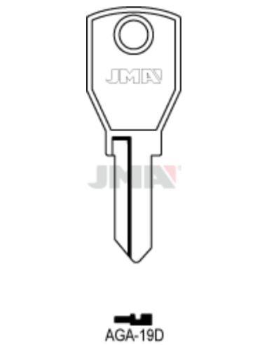 LLAVE EN BRUTO AGA-19D