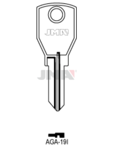 LLAVE EN BRUTO AGA-19I
