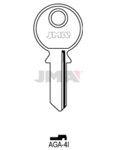 LLAVE EN BRUTO AGA-4I