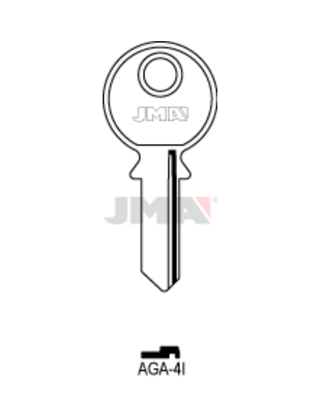 LLAVE EN BRUTO AGA-4I