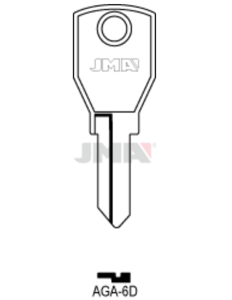 LLAVE EN BRUTO AGA-6D