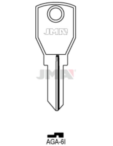 LLAVE EN BRUTO AGA-6I