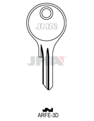 LLAVE EN BRUTO ARFE-3D