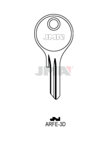 LLAVE EN BRUTO ARFE-3D