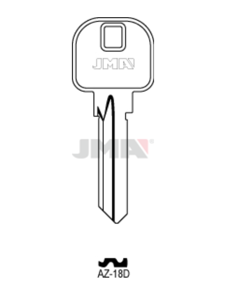 LLAVE EN BRUTO AZ-18D