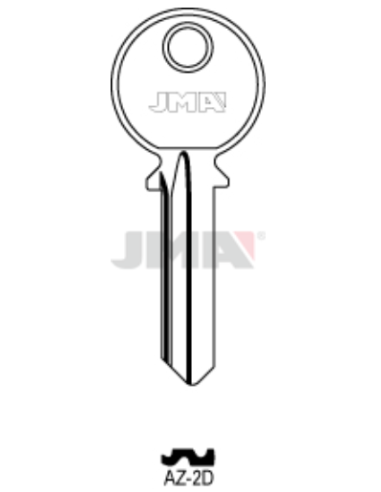 LLAVE EN BRUTO AZ-2D