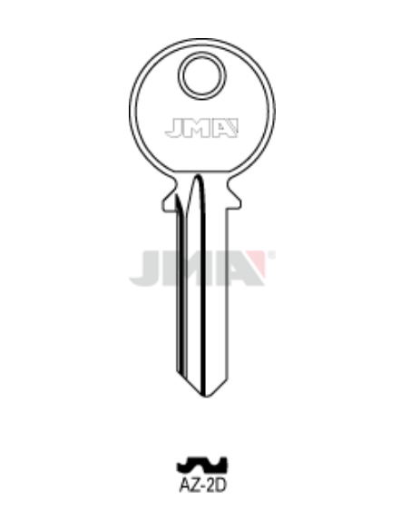 LLAVE EN BRUTO AZ-2D