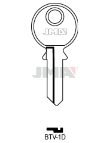 LLAVE EN BRUTO BTV-1D
