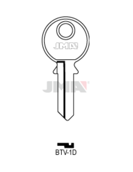LLAVE EN BRUTO BTV-1D