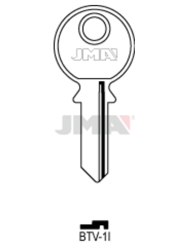LLAVE EN BRUTO BTV-1I