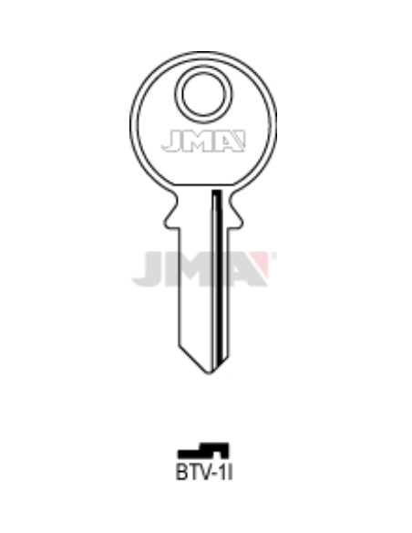 LLAVE EN BRUTO BTV-1I