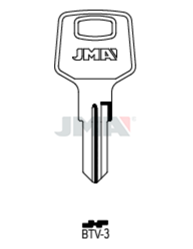 LLAVE EN BRUTO BTV-3